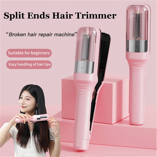 Hair Ends Trimmer Split Remover Dry Damaged Brittle Professional Automatic Trim Split Cordless Hair Cutting Machine